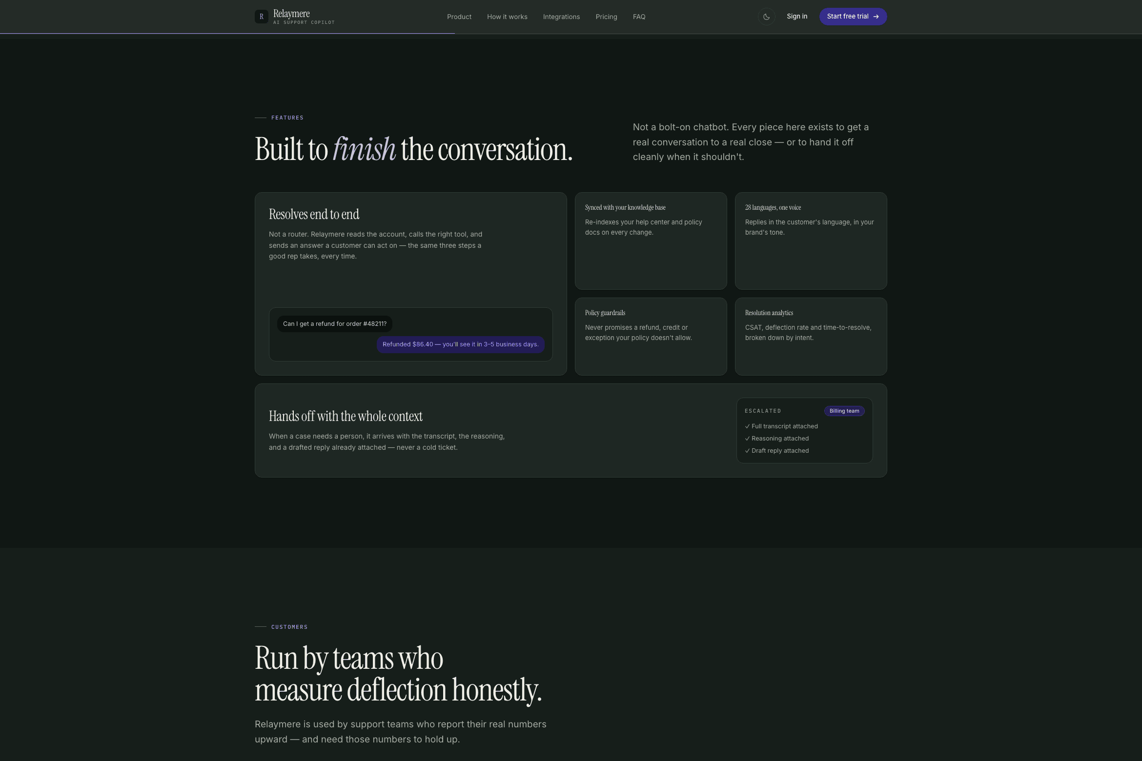 AI Support Copilot template preview 05
