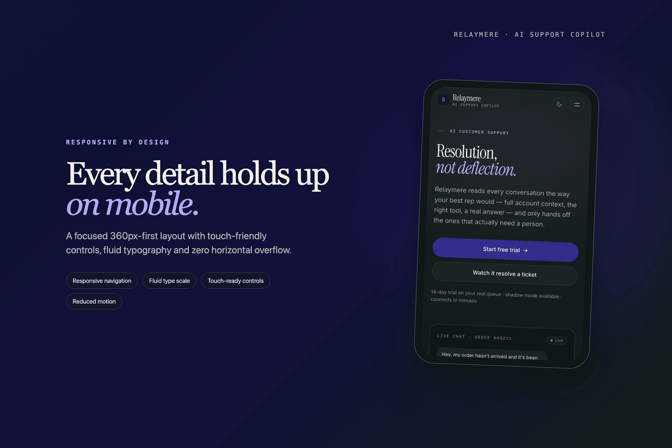 AI Support Copilot template preview 09