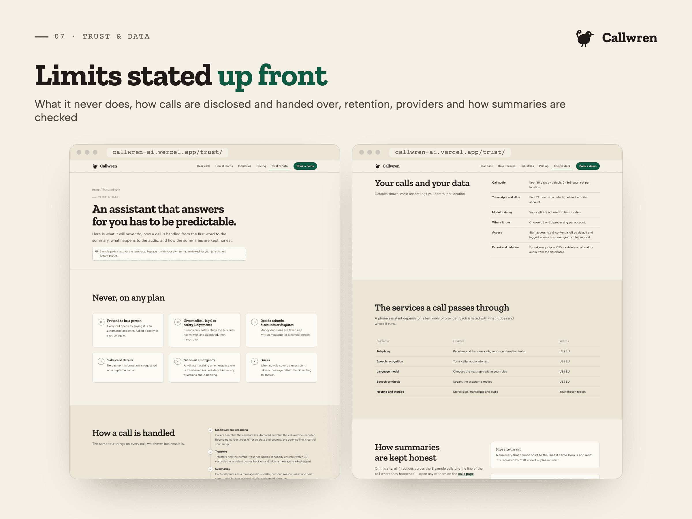 Callwren template preview 07
