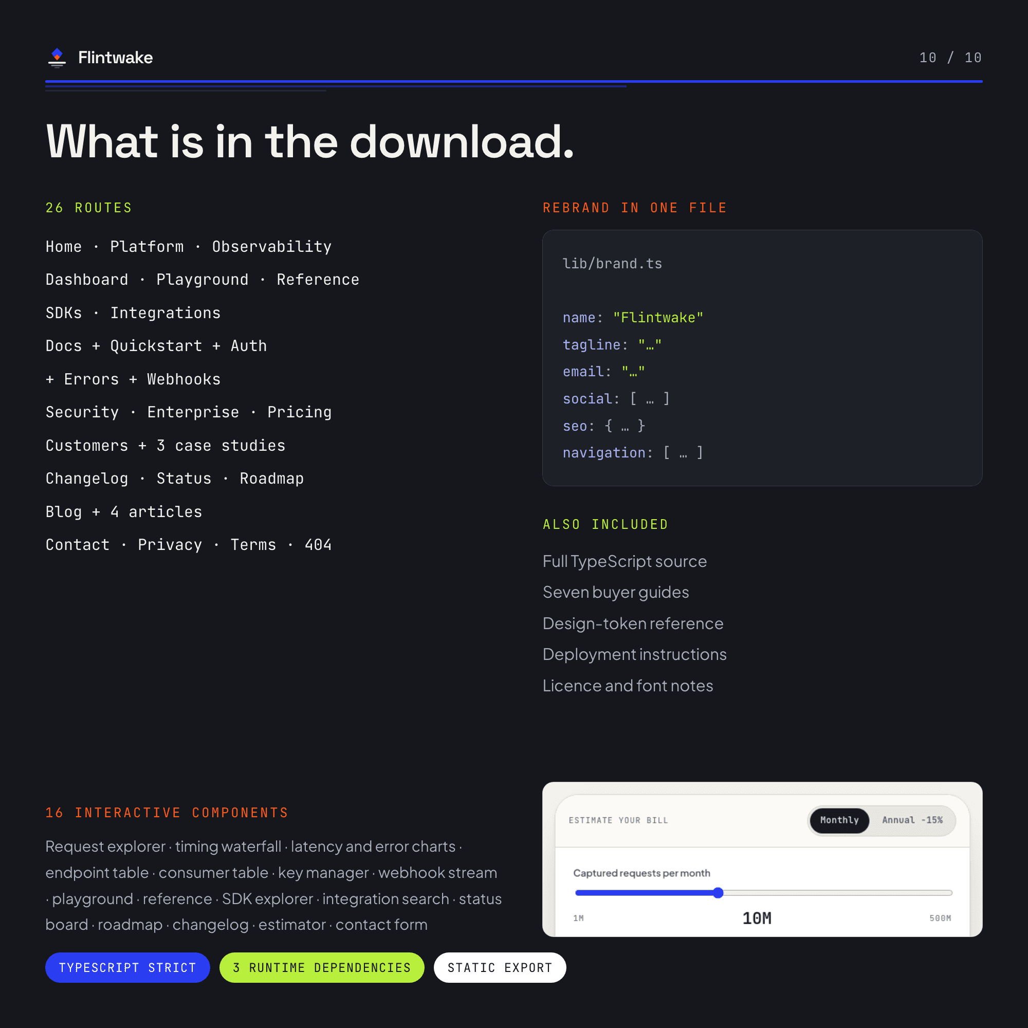 Flintwake template preview 10