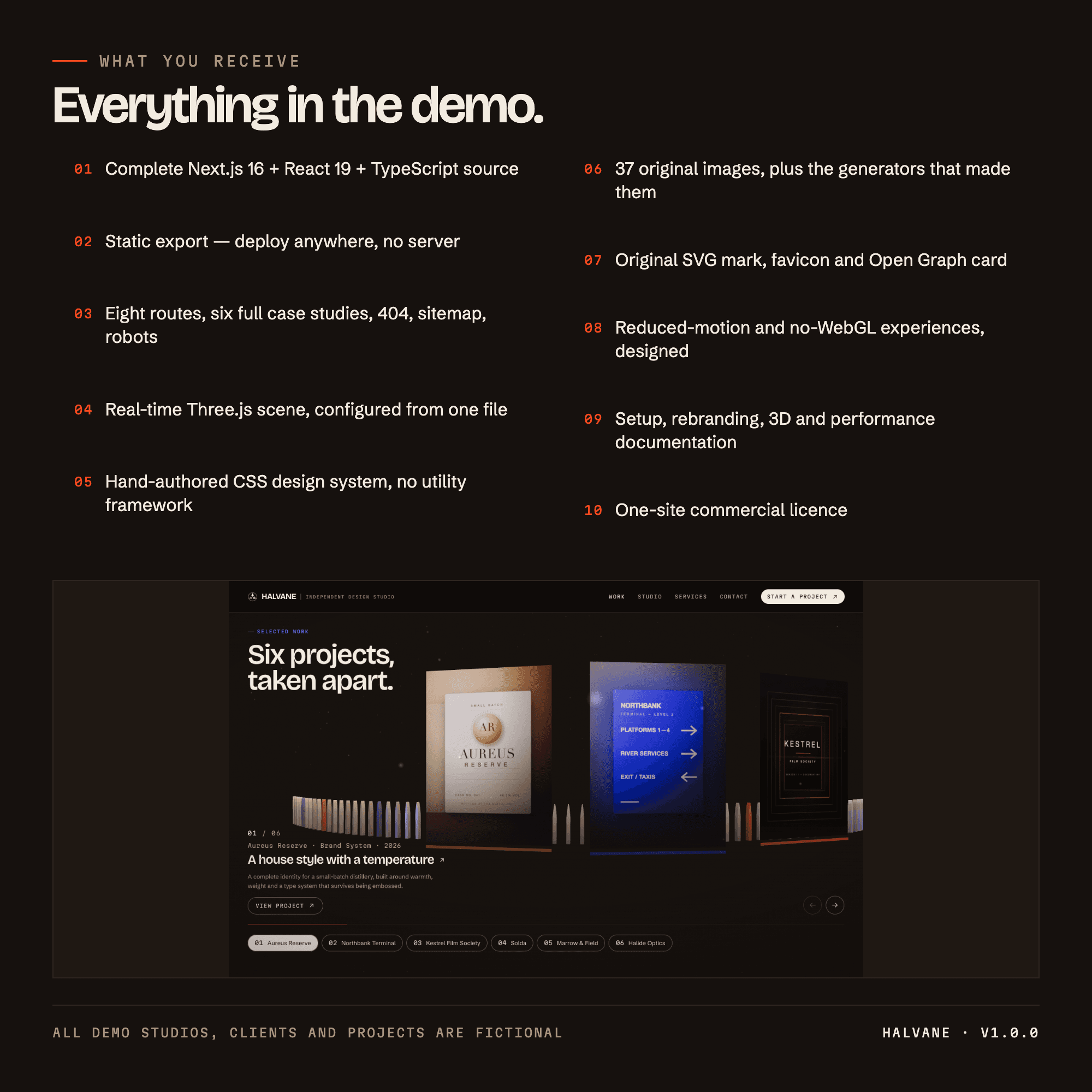 Halvane template preview 10