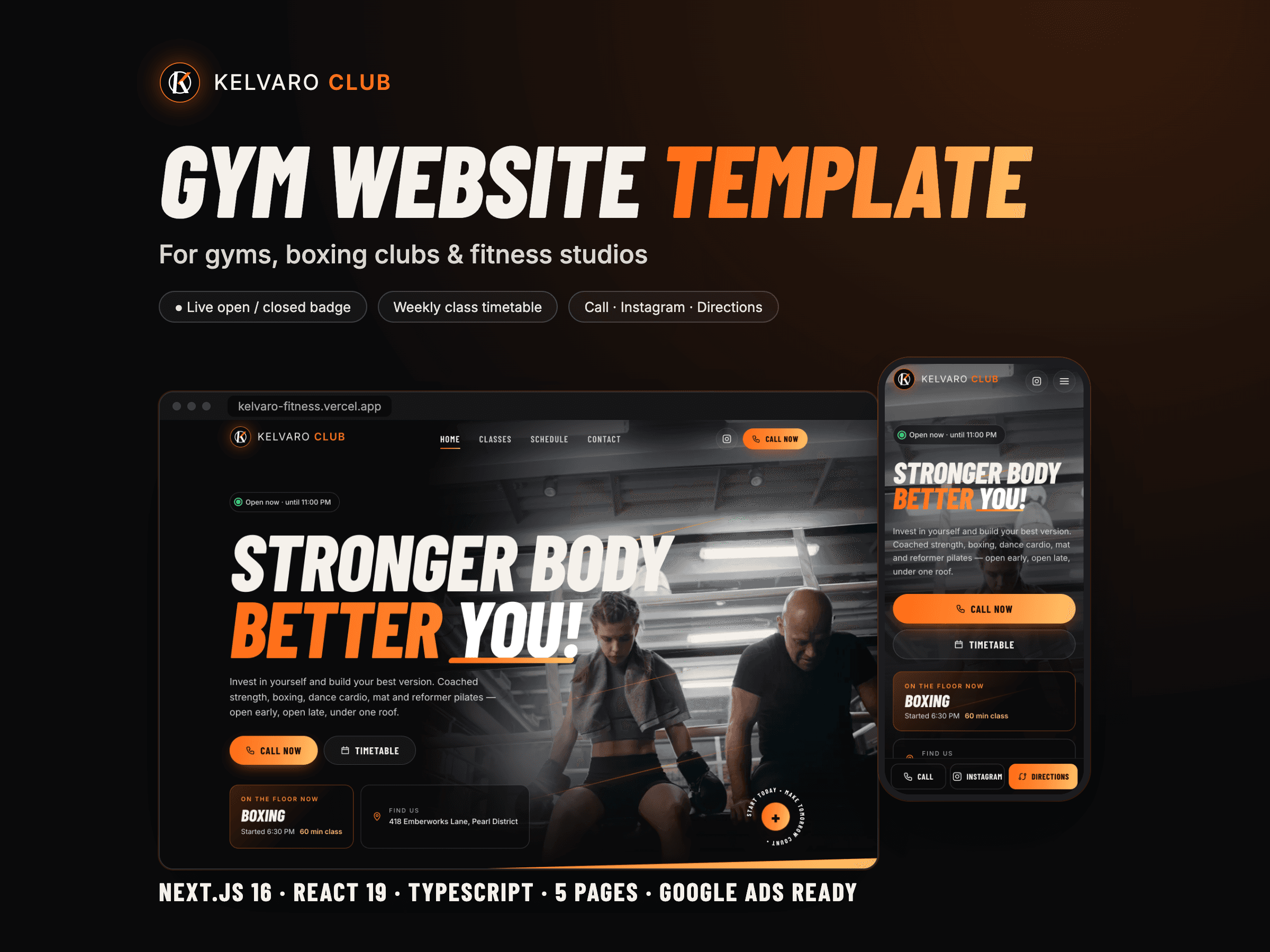 Kelvaro template preview