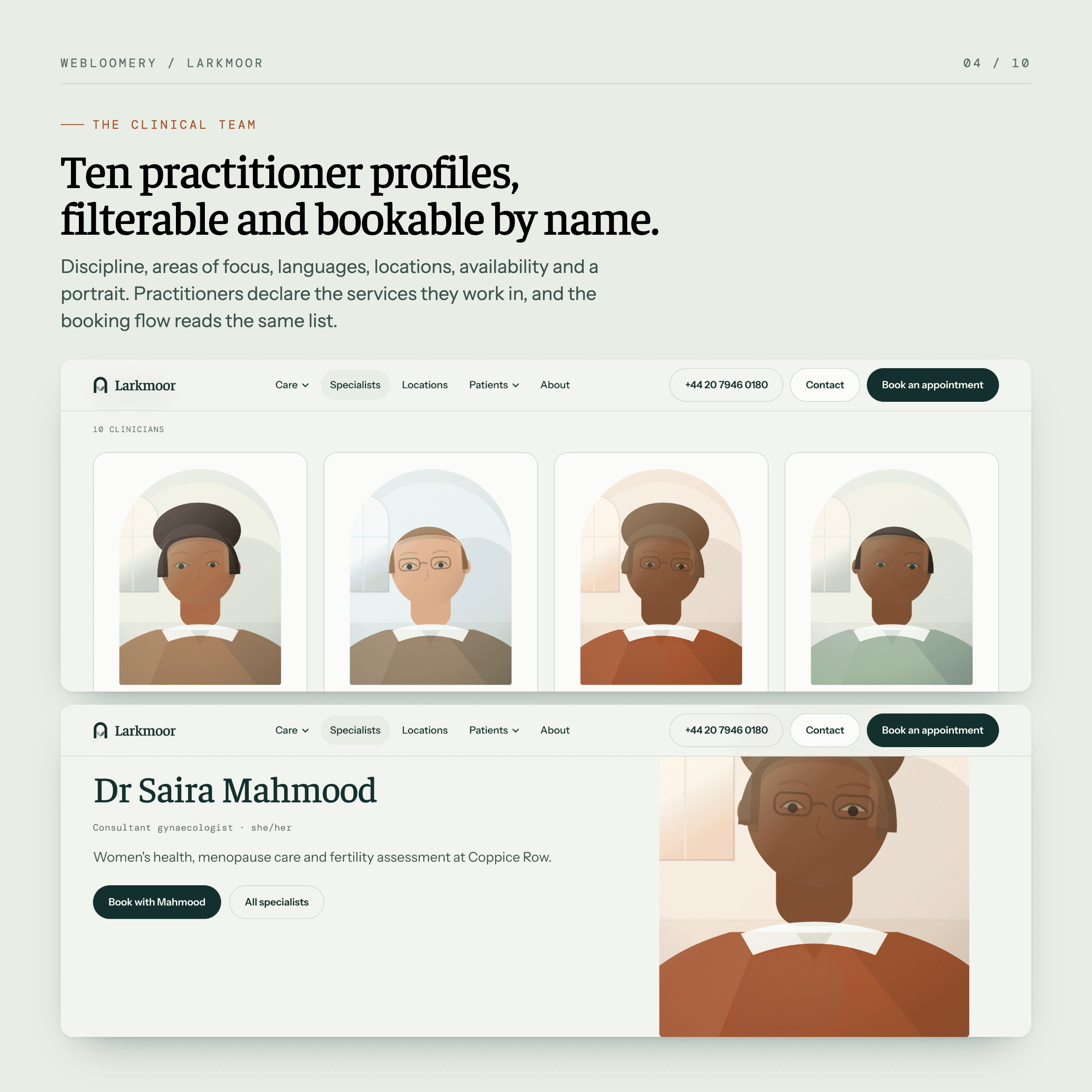 Larkmoor template preview 04