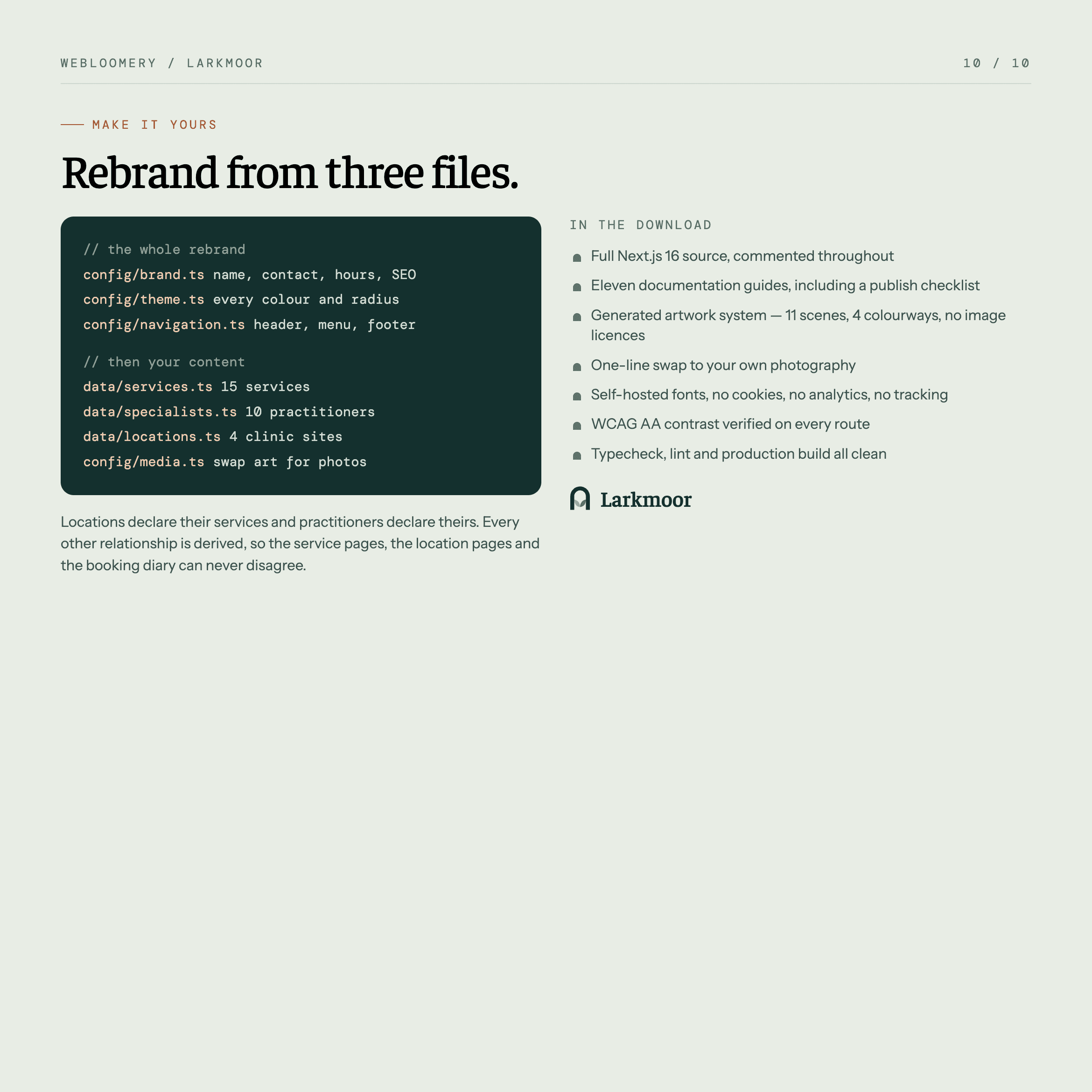 Larkmoor template preview 10