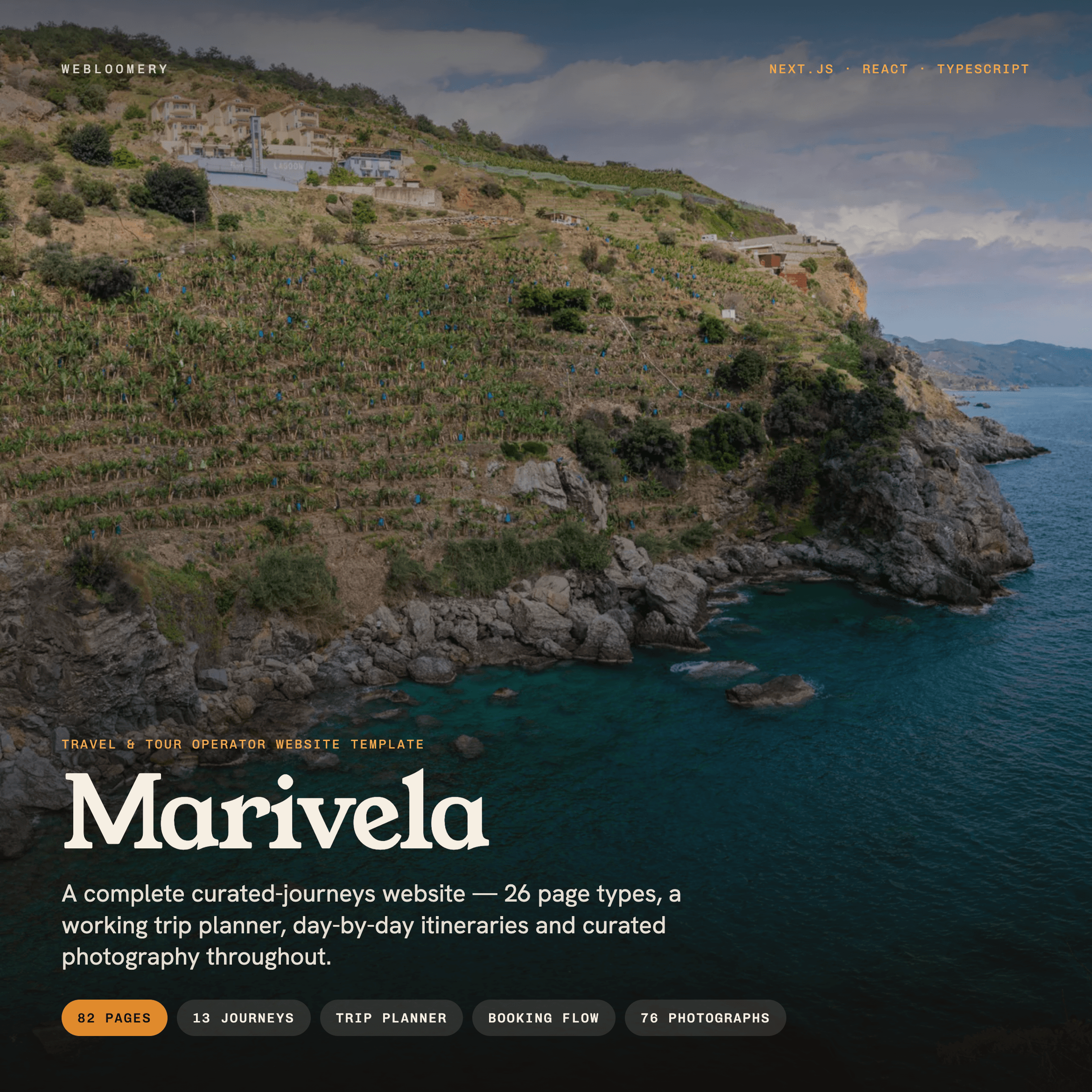 Marivela full template preview