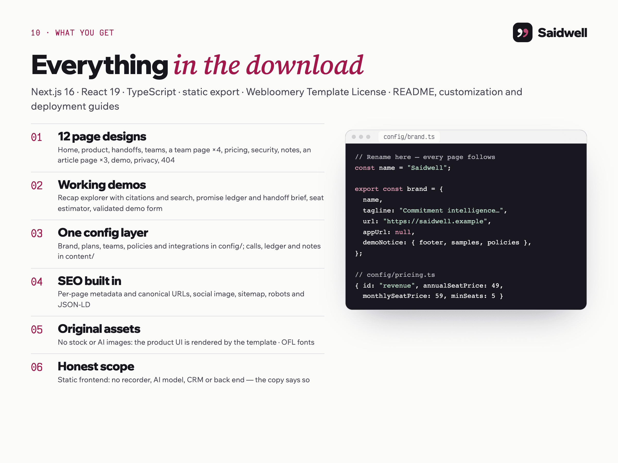 Saidwell template preview 10