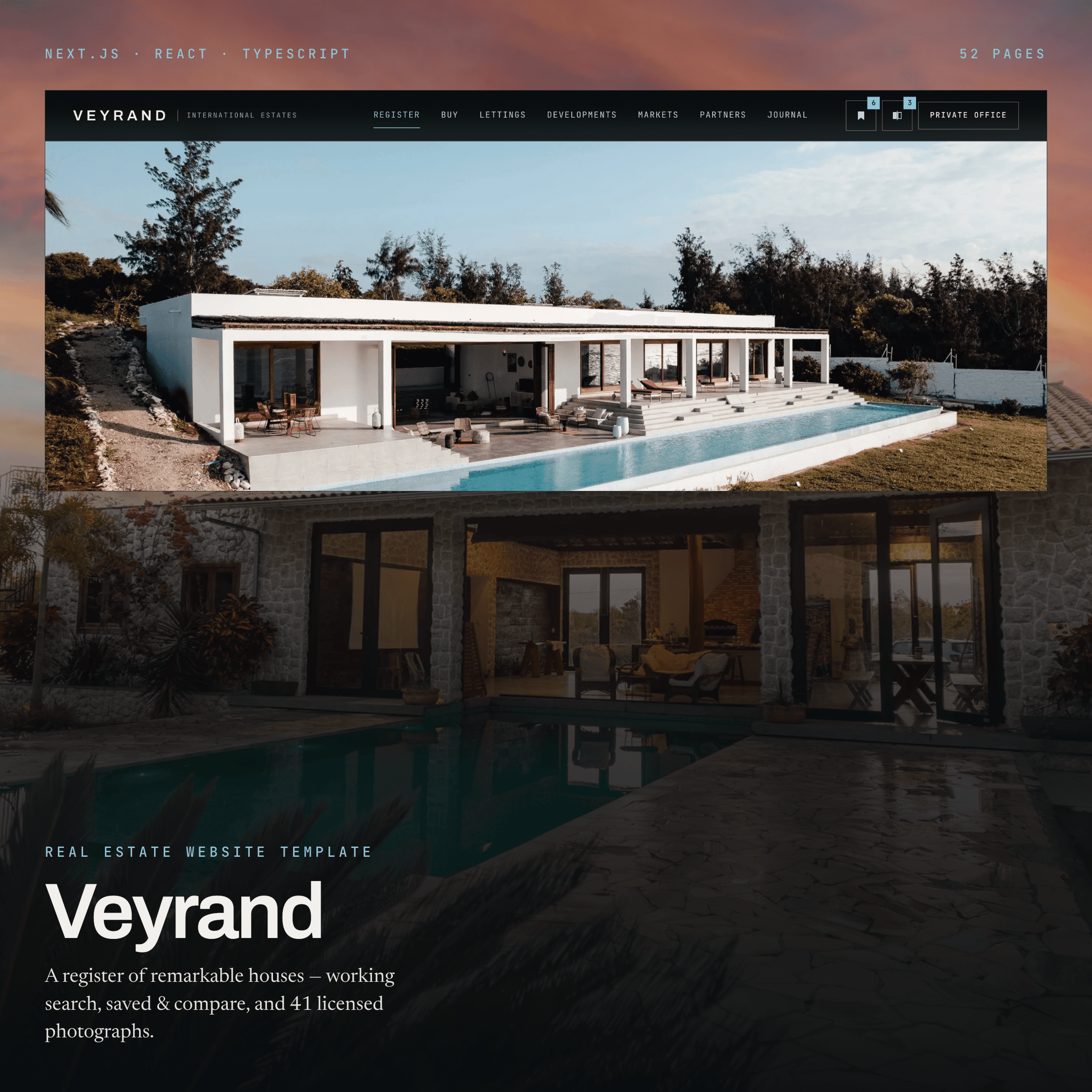 Veyrand full template preview