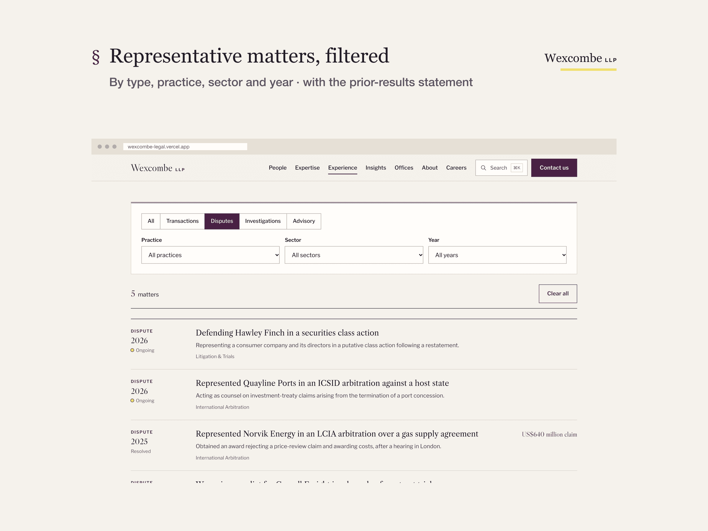 Wexcombe template preview 06