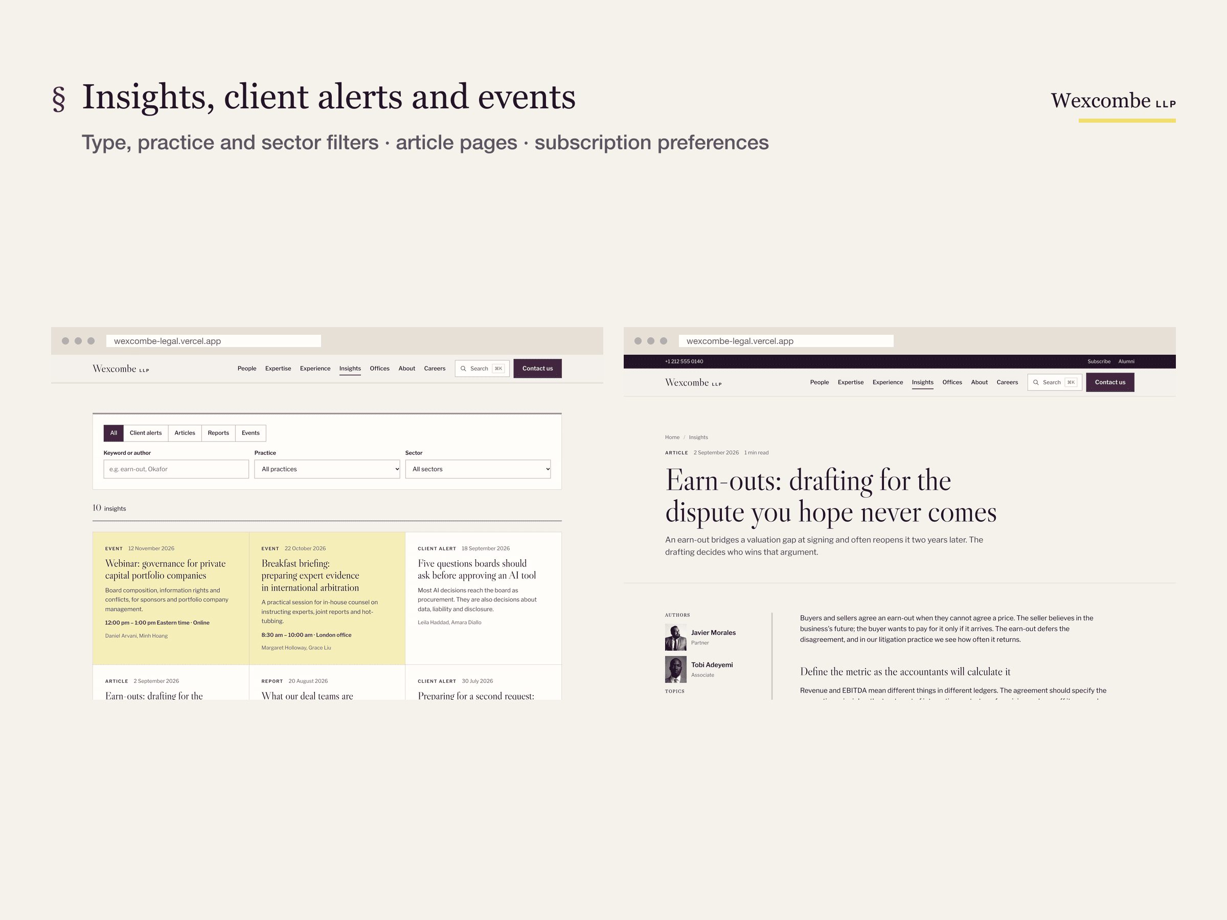Wexcombe template preview 07